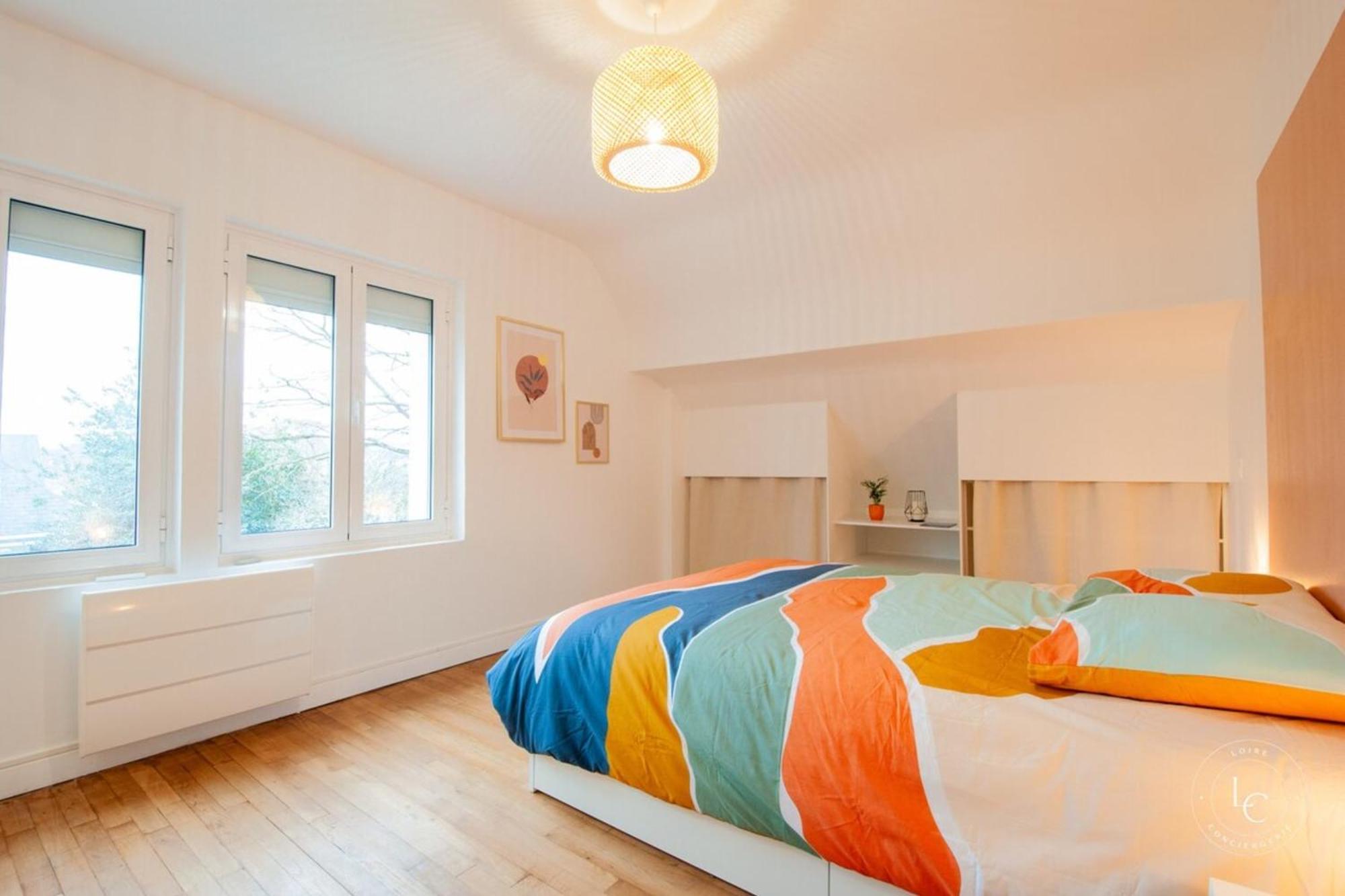Appartement Bright 70m Near Center & The Loire Orléans